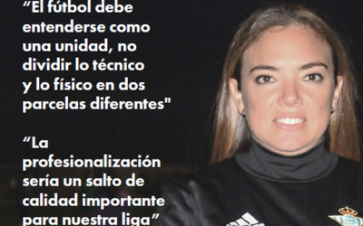 María Pry: “El fútbol debe entenderse como una unidad, no dividir lo técnico y lo físico en dos parcelas diferentes”